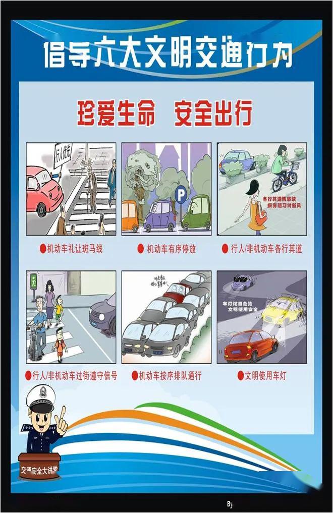 遵守交通法规关爱呵护生命