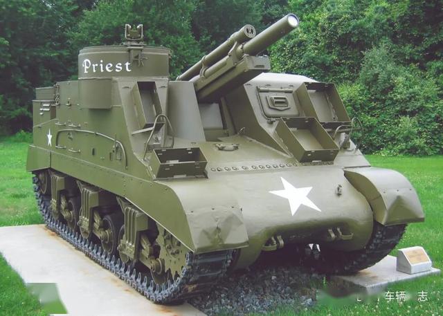 美国m7牧师自行榴弹炮中