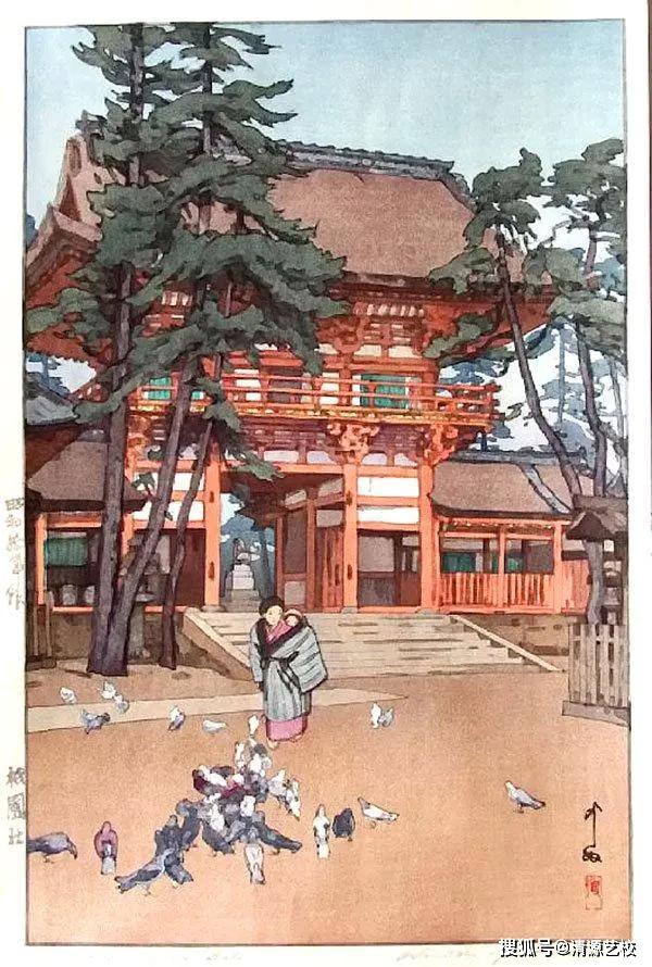 清源艺校日本插画师吉田博