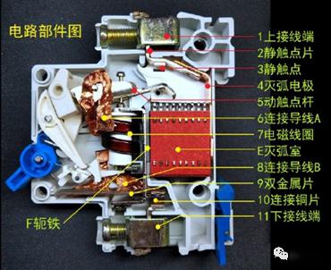 单开关内部结构图图片