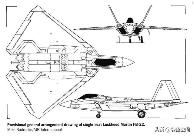 五代重装轰炸猛禽回顾f22战斗机改fb22隐身轰炸机计划