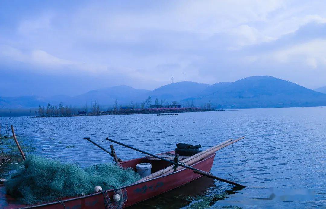 泗水龙湾湖桃花盛开的地方