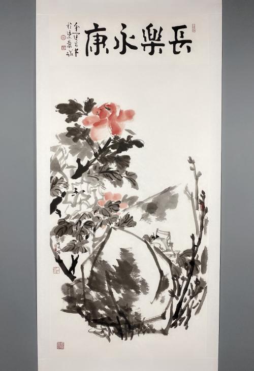 晓飞有幸拜北京画院著名山水画家刘占江先生为师,系统学习传统山水画