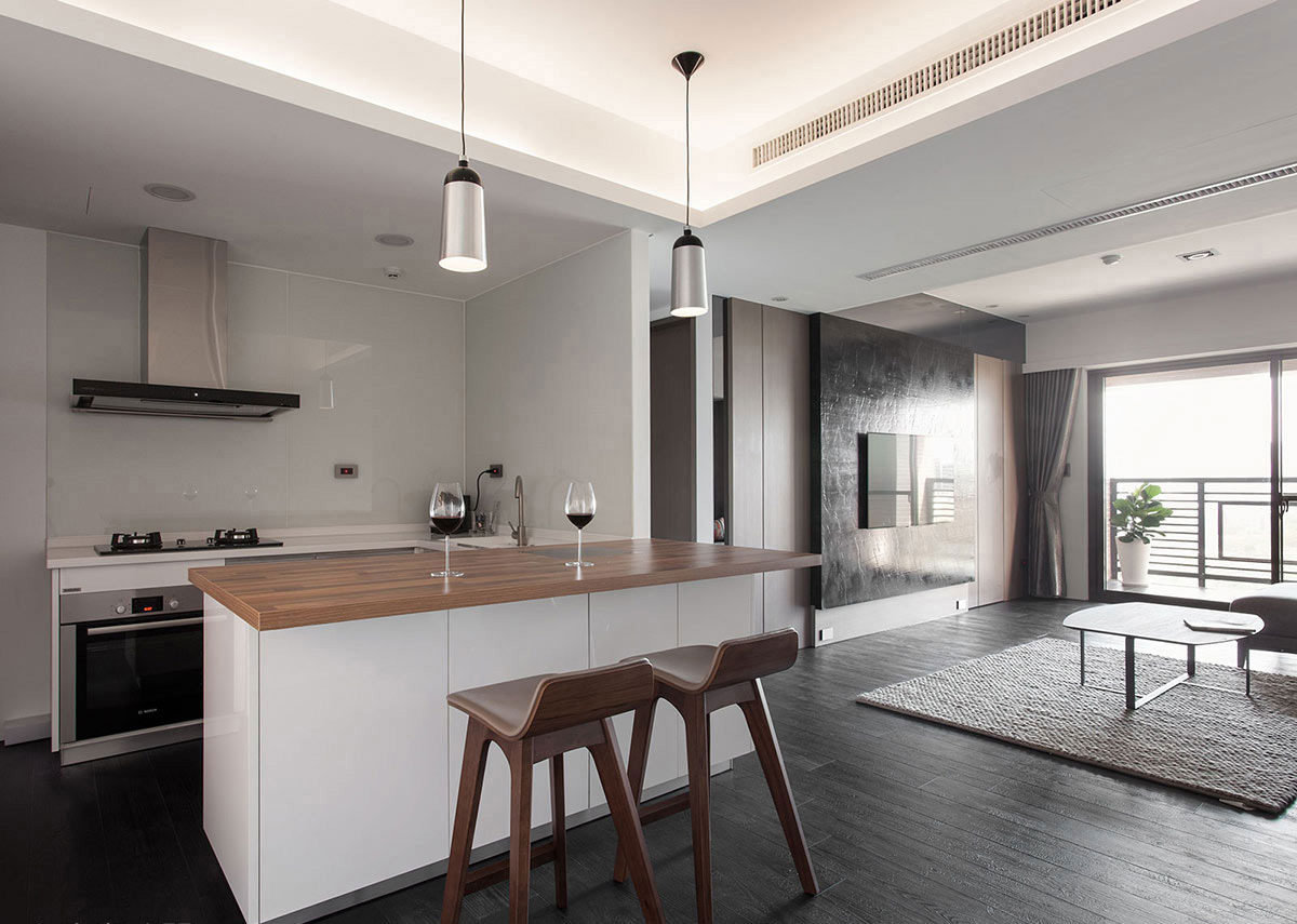 开放式厨房加中岛台设计如此好看瞬间提升档次