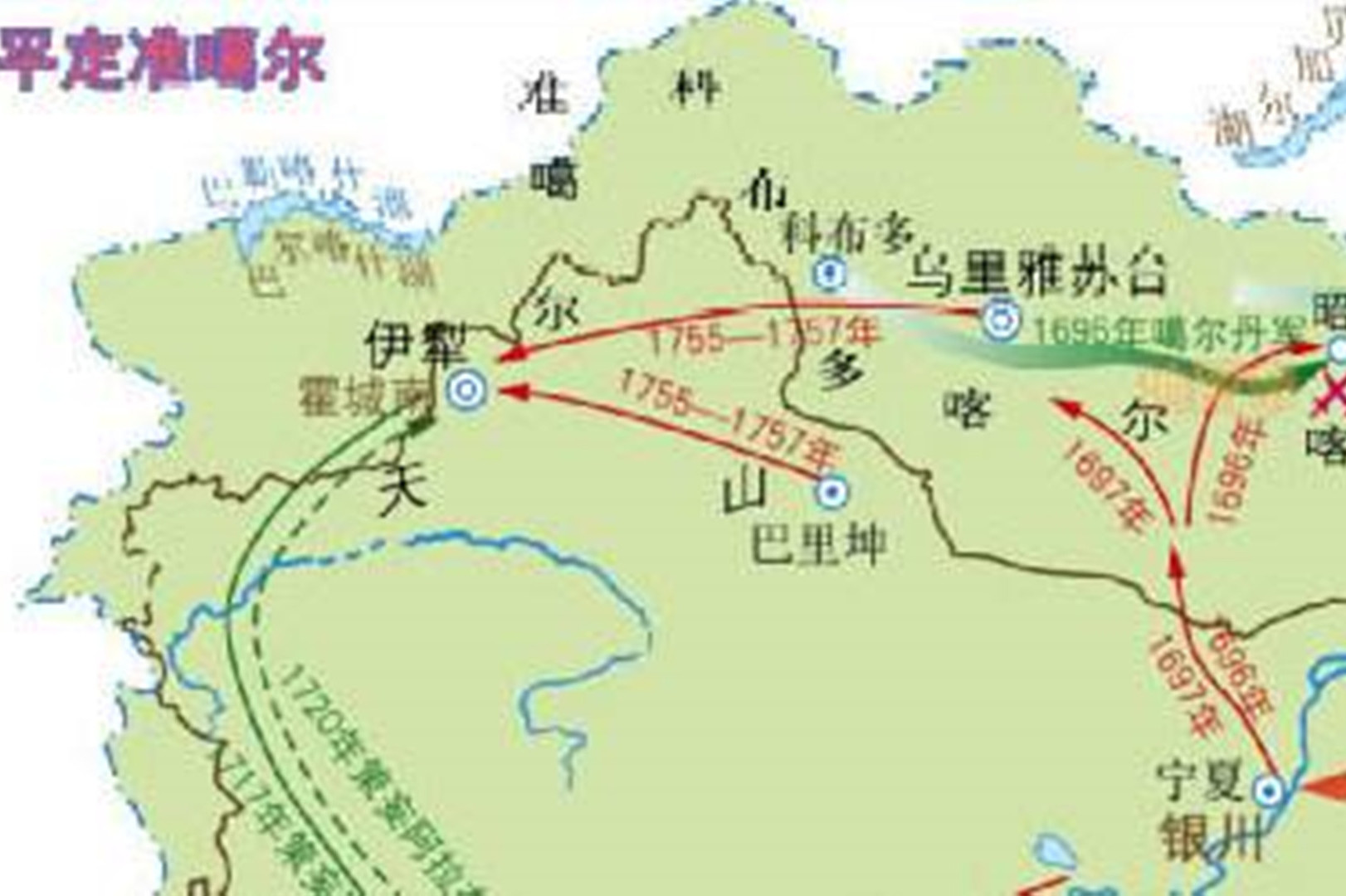 准噶尔的叛乱令人唾弃即便背后有沙俄势力支持却始终不得民心