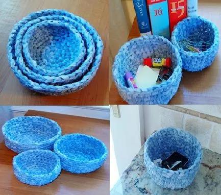 塑料袋别扔剪成条编起来竟如此好用diy手工制作呼吁环保