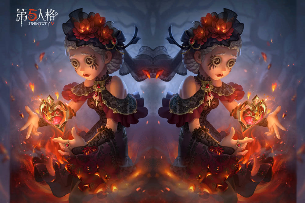 第五人格:"浴火绯花"美宣公布,哥特风格太惊艳,12888够用吗