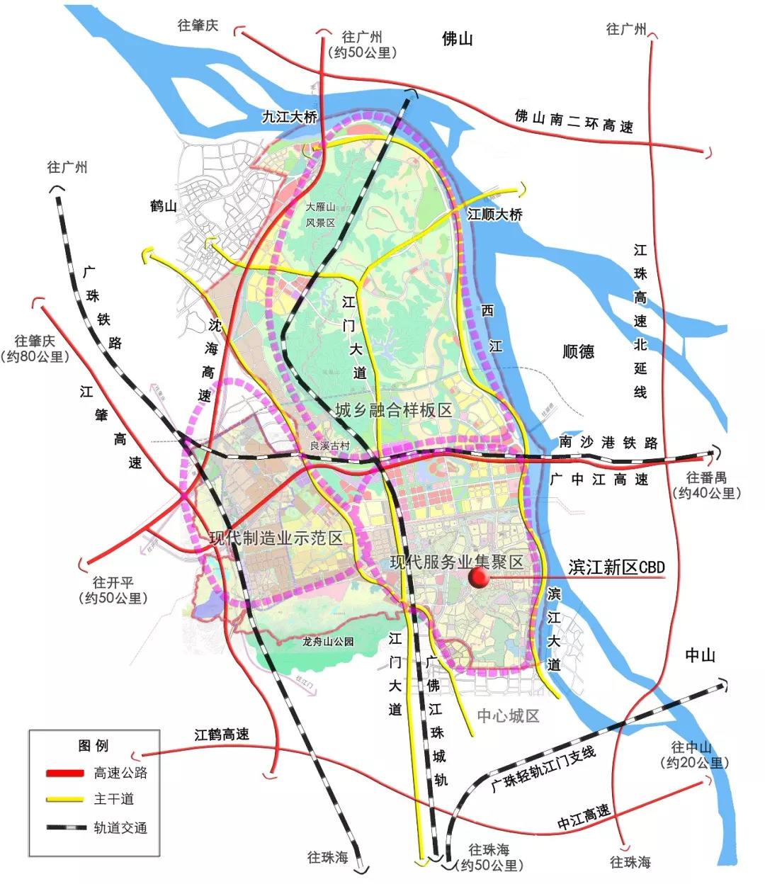 江门滨江新区2022规划图片