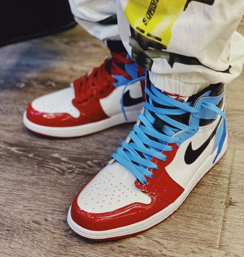 红蓝撞色air jordan 1"警灯"来袭!是你想要的吗?_鞋子