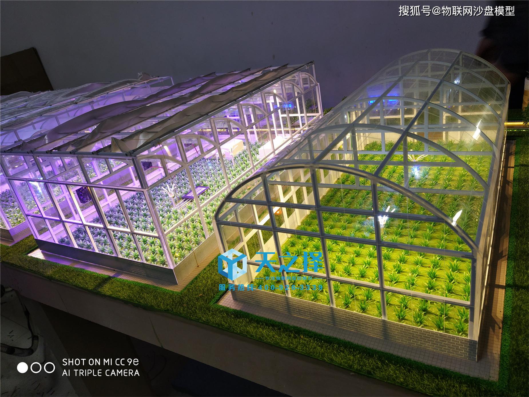 智慧温室大棚种植农业场景-农业沙盘