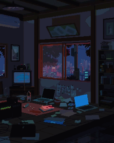 现在最流行的手机壁纸应该是像素风