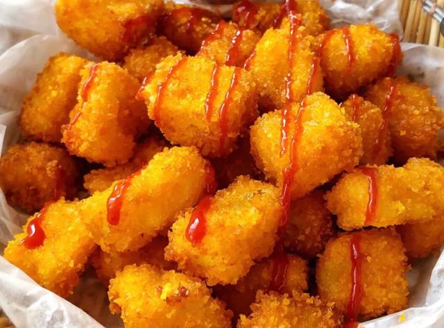 简单又好吃的炸苹果,外酥里糯,果味十足