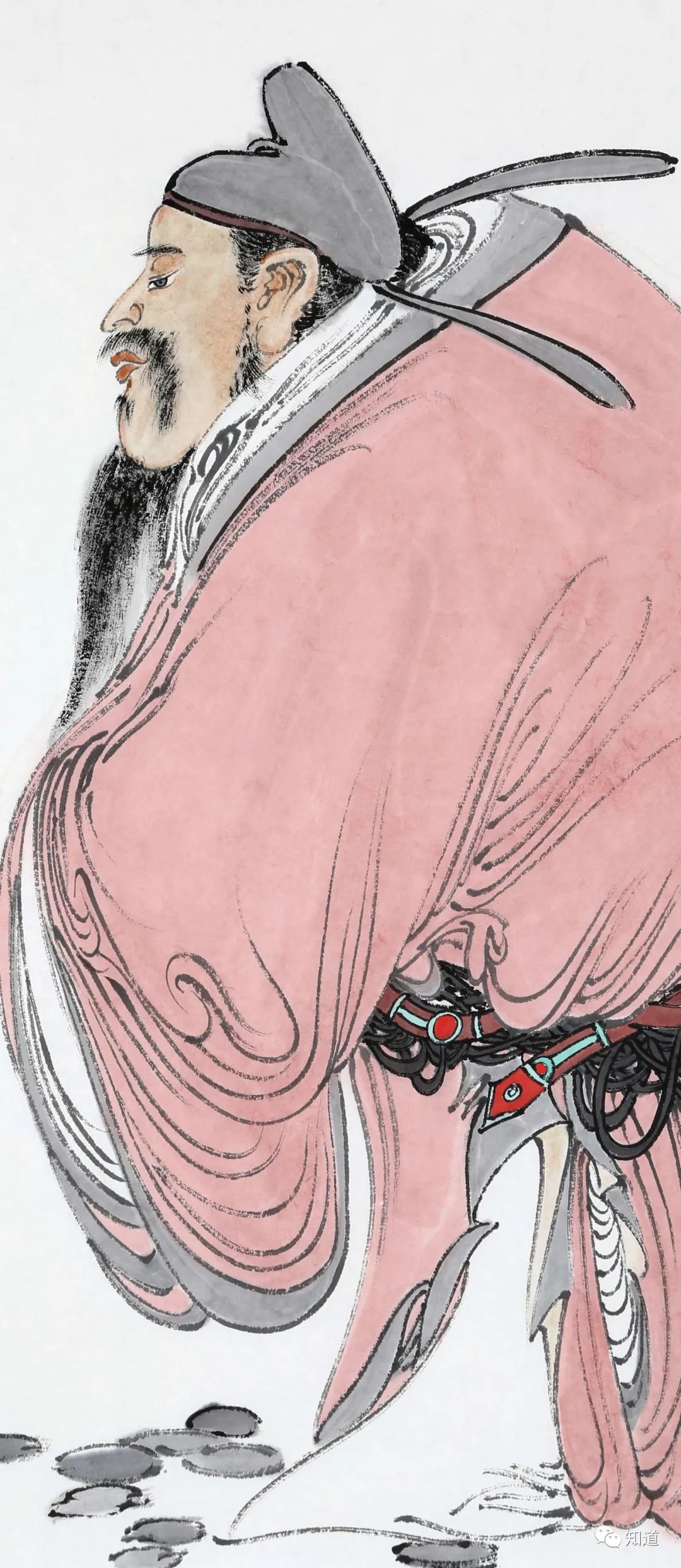 knowart李震作品67米芾拜石