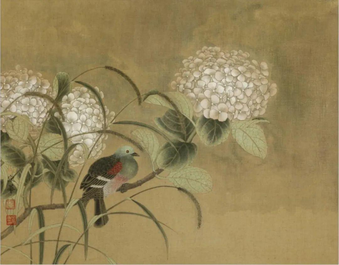 绘画宋华花鸟画儒雅古朴婉丽