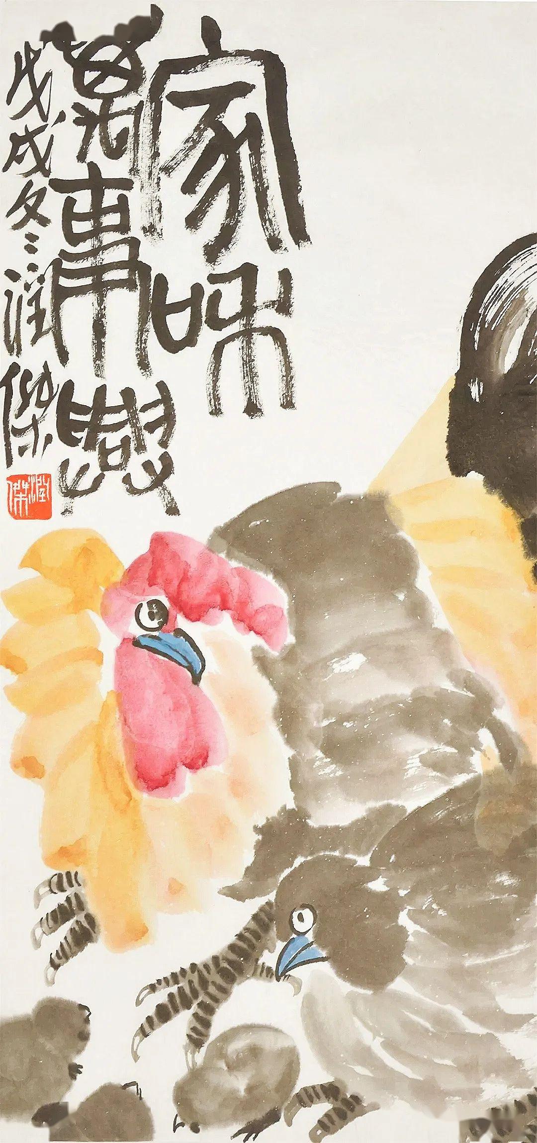 画家张润杰国画作品