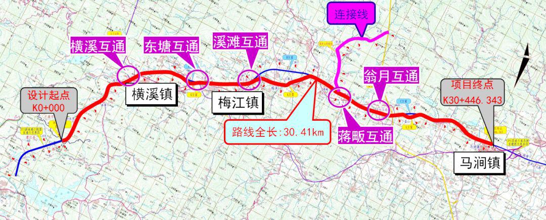 定了351国道兰溪段这样设计浦江去兰溪更方便了
