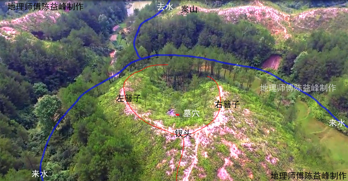 陈益峰倒地金钗宋朝墓地之百子地