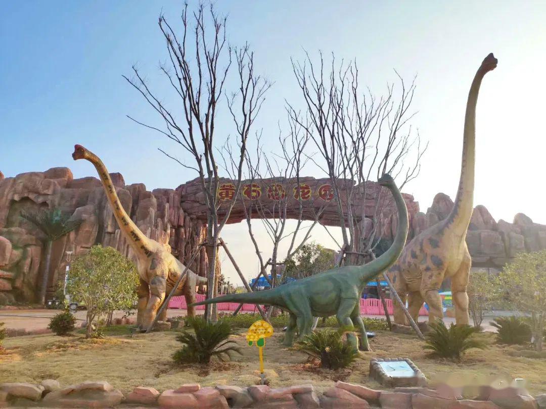 今天黄石恐龙园恢复开放啦