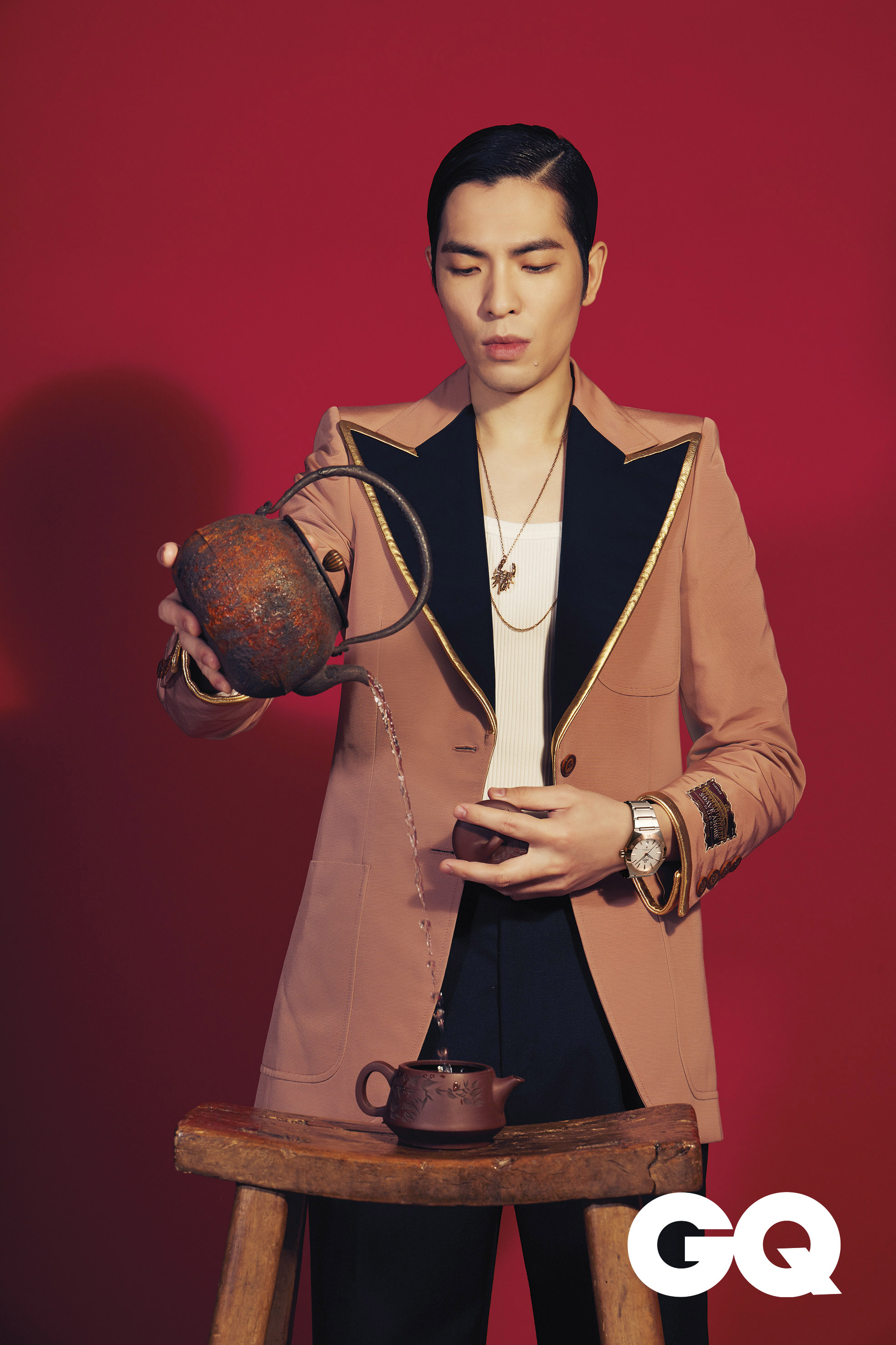 萧敬腾登台湾版gq四月号封面 慢享生活之美好
