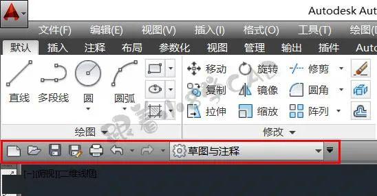 【强迫者进】cad左上角快速访问工具栏显示空白?怎么解决