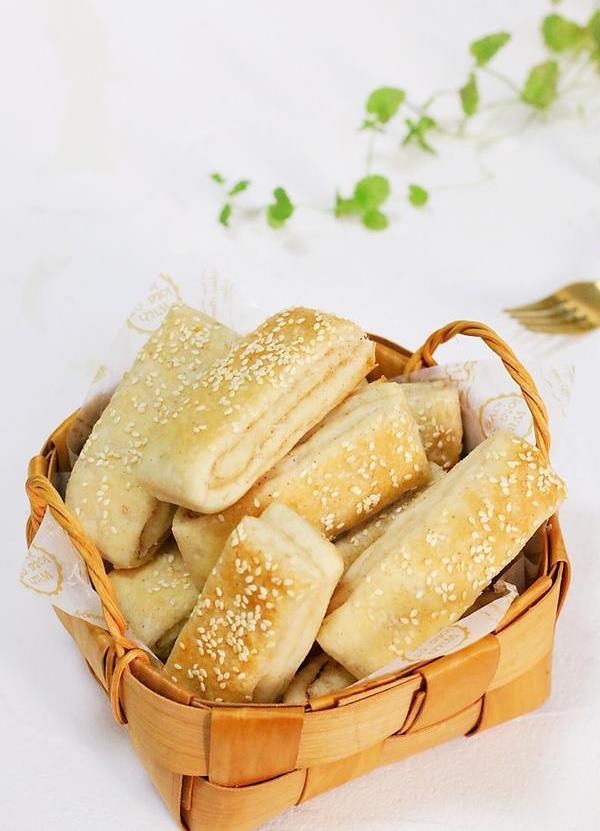 一款既可以当解馋零食又可以当主食的五香千层饼简直就是香掉牙