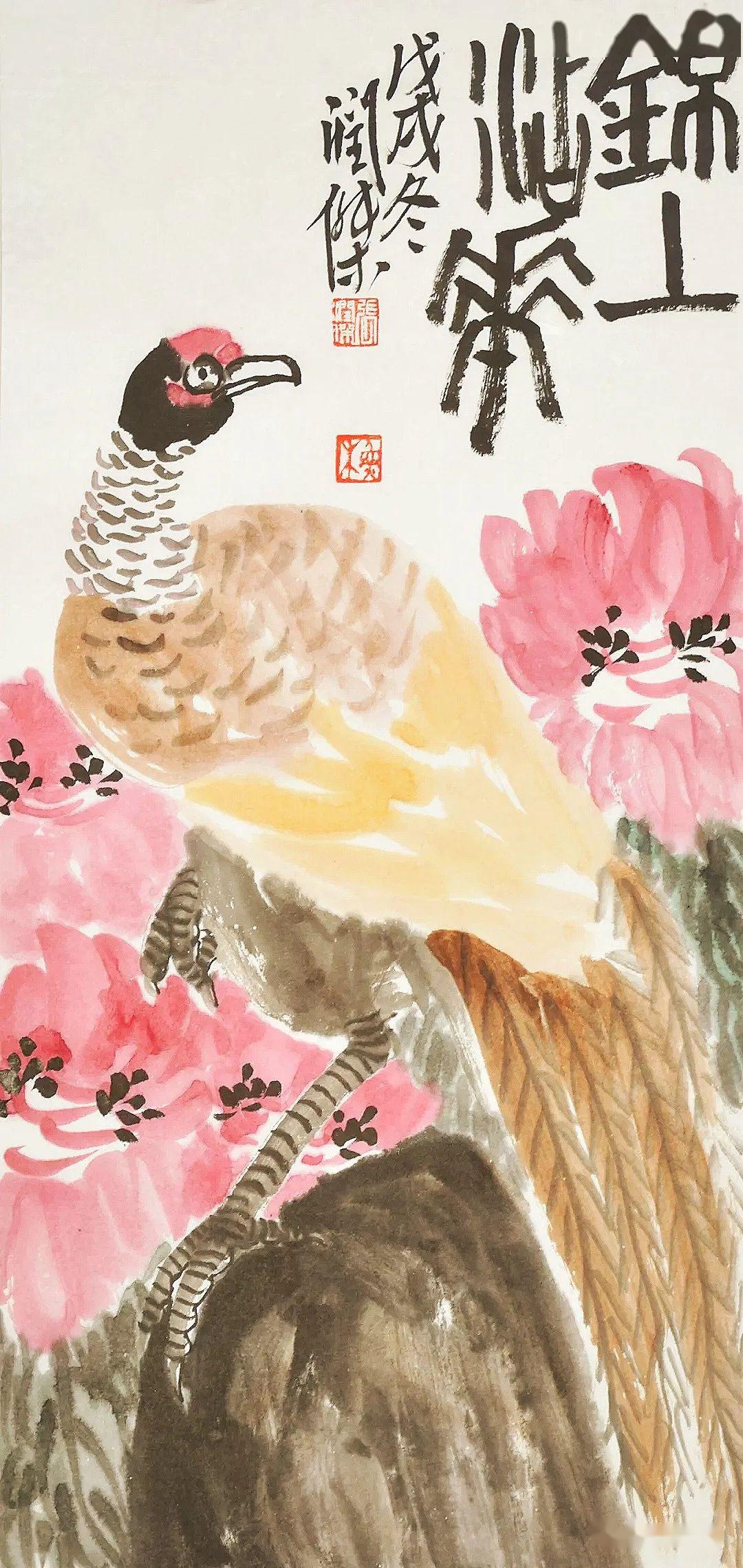 画家张润杰国画作品