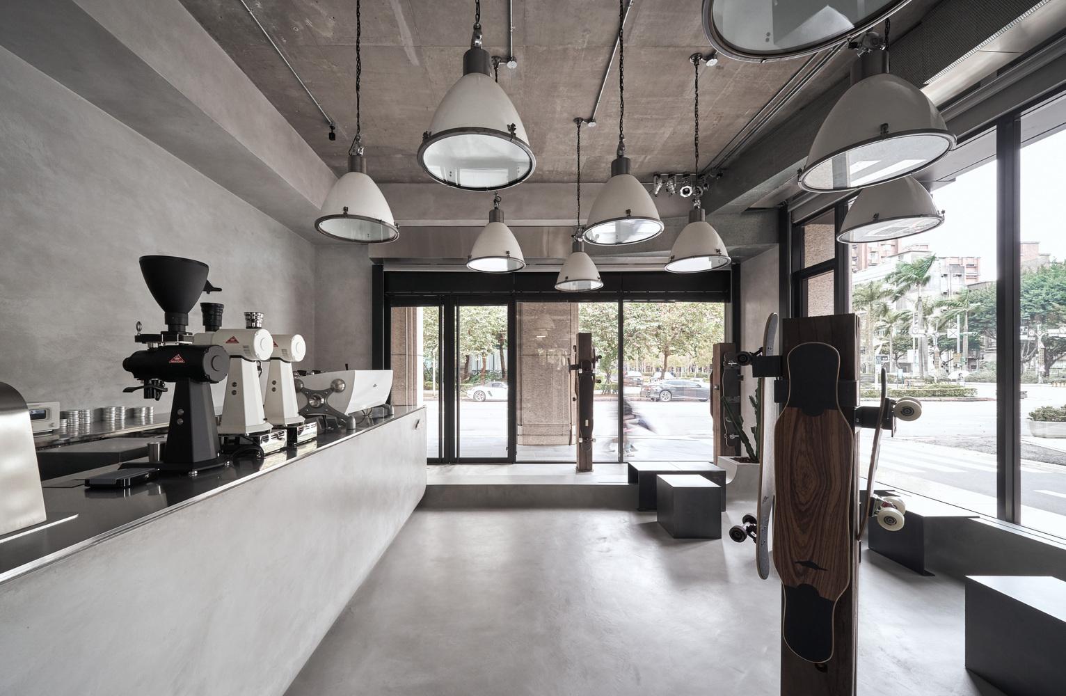 咖啡与滑板的双重享受滑板主题概念咖啡店设计案例