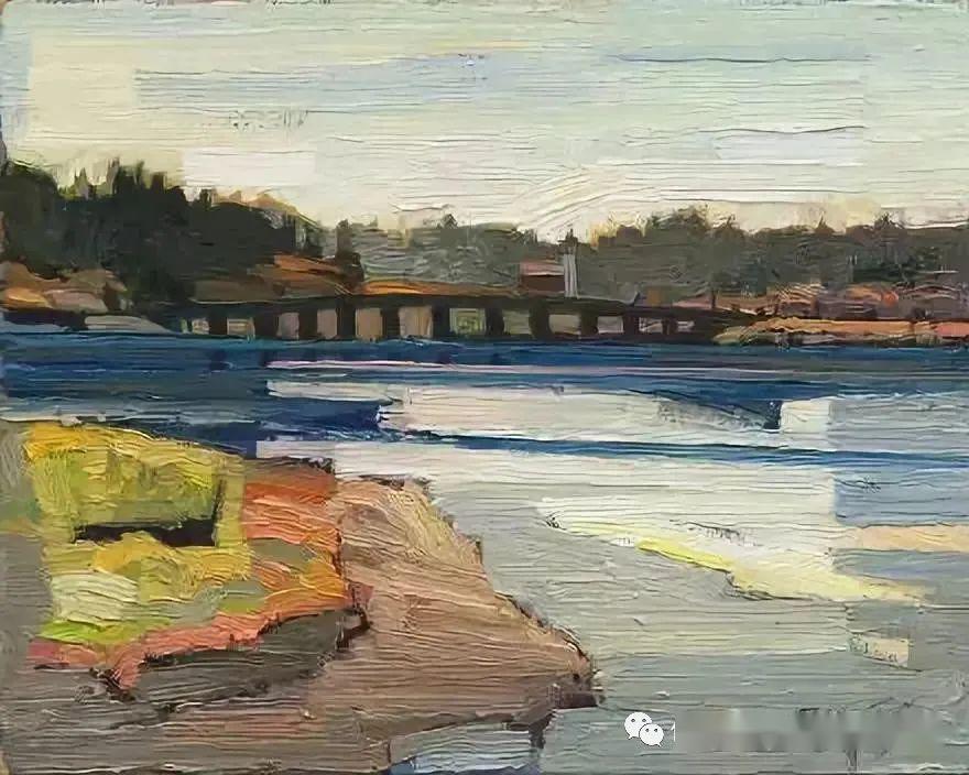 肌理感极强笔触流畅令人舒心的色彩加拿大画家肯福克斯作品欣赏