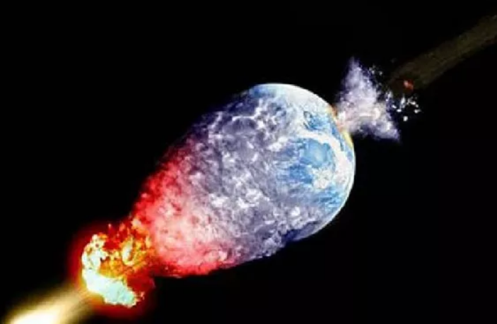 如果有一根极细的针以光速击打地球地球会被击穿吗