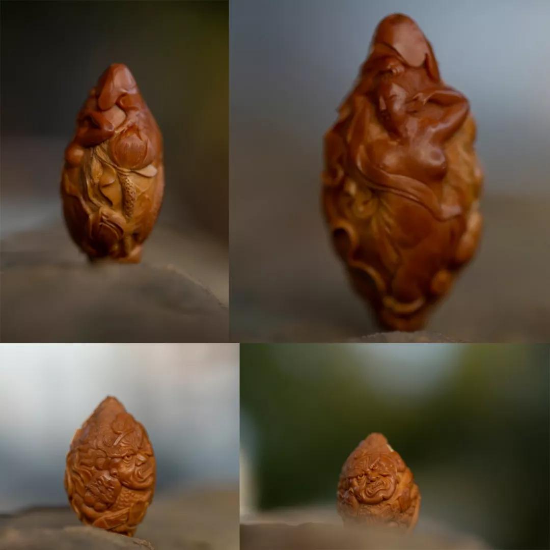 核雕,刻刀在盈寸之间游走,芥子之间存大千_雕刻