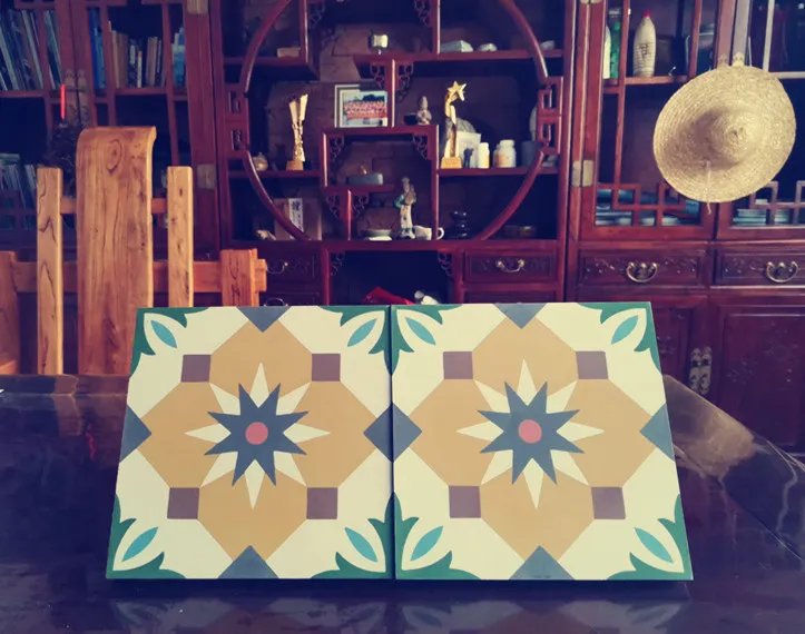 抵得住时间考验的砼语手工水泥花砖