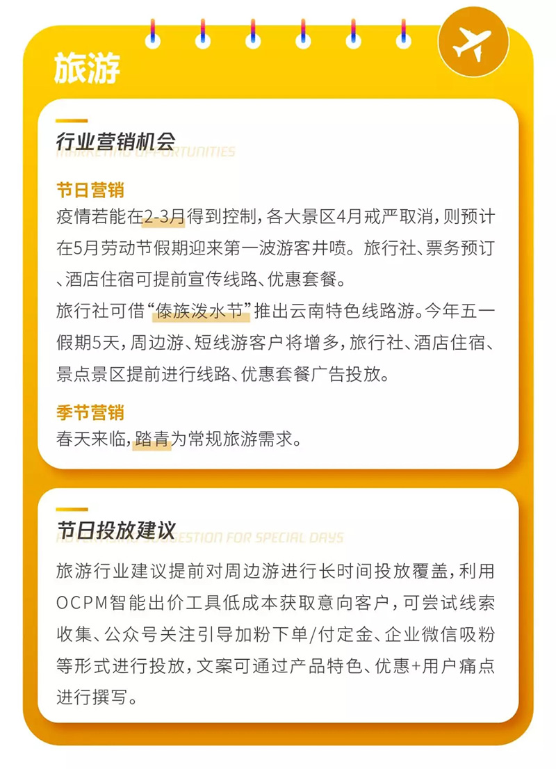 腾讯广告4月营销日历以及行业投放建议