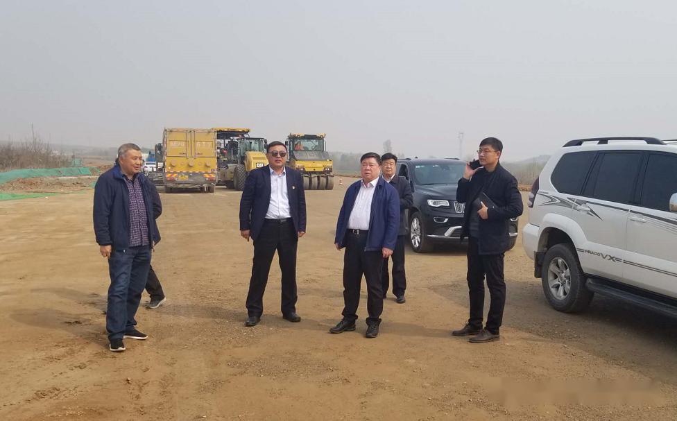 邢台县交运局县委书记李振军调研邢峰线北延及支线建设工程