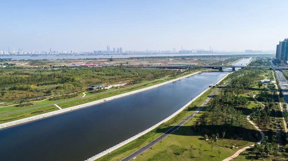 45公里江北滨河风光带新建成