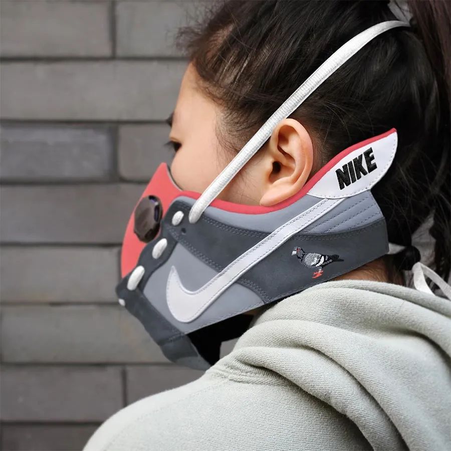 潮流永远都在自己手上诞生一波超强diy球鞋口罩赏析