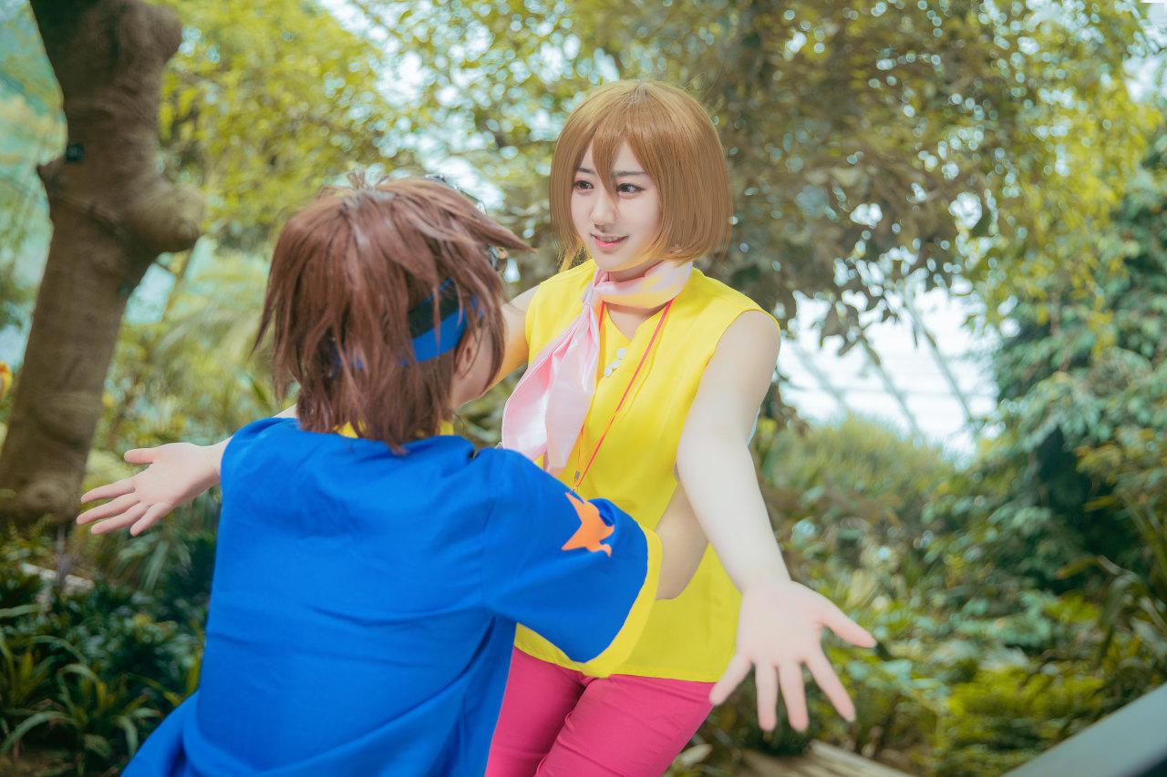 角色名:八神嘉儿 cn:雪殇小时候vs长大了图片授权来源:次元岛