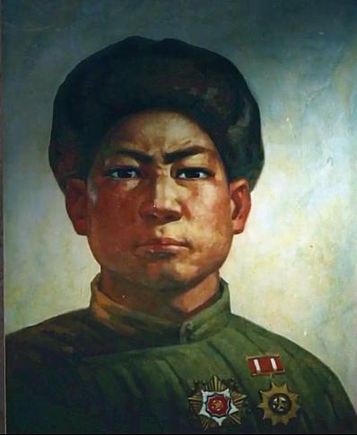震撼特级英雄黄继光的唯一画像竟出自金堂画家笔下