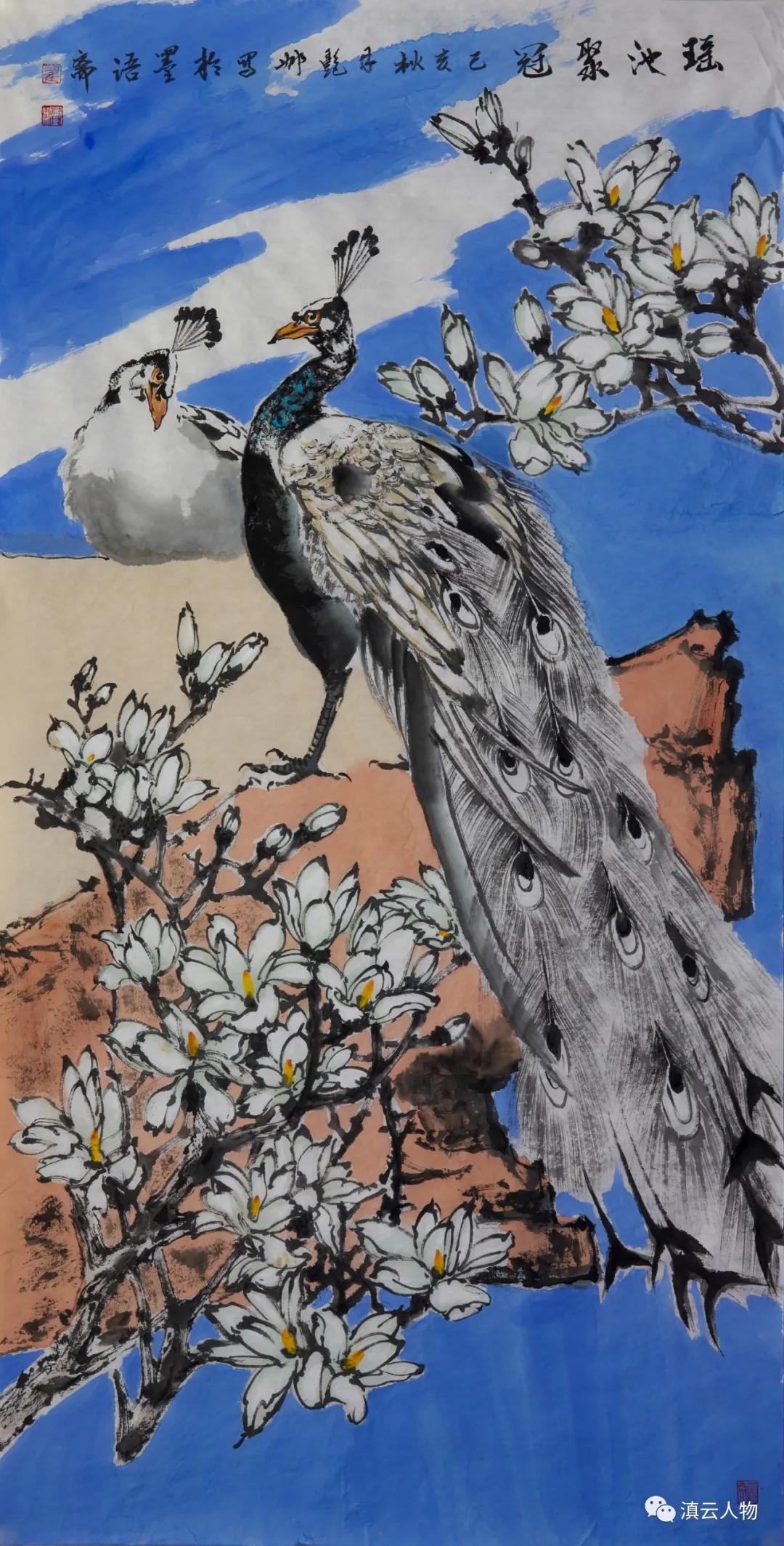 春到华夏画家翟艳娜花鸟画欣赏