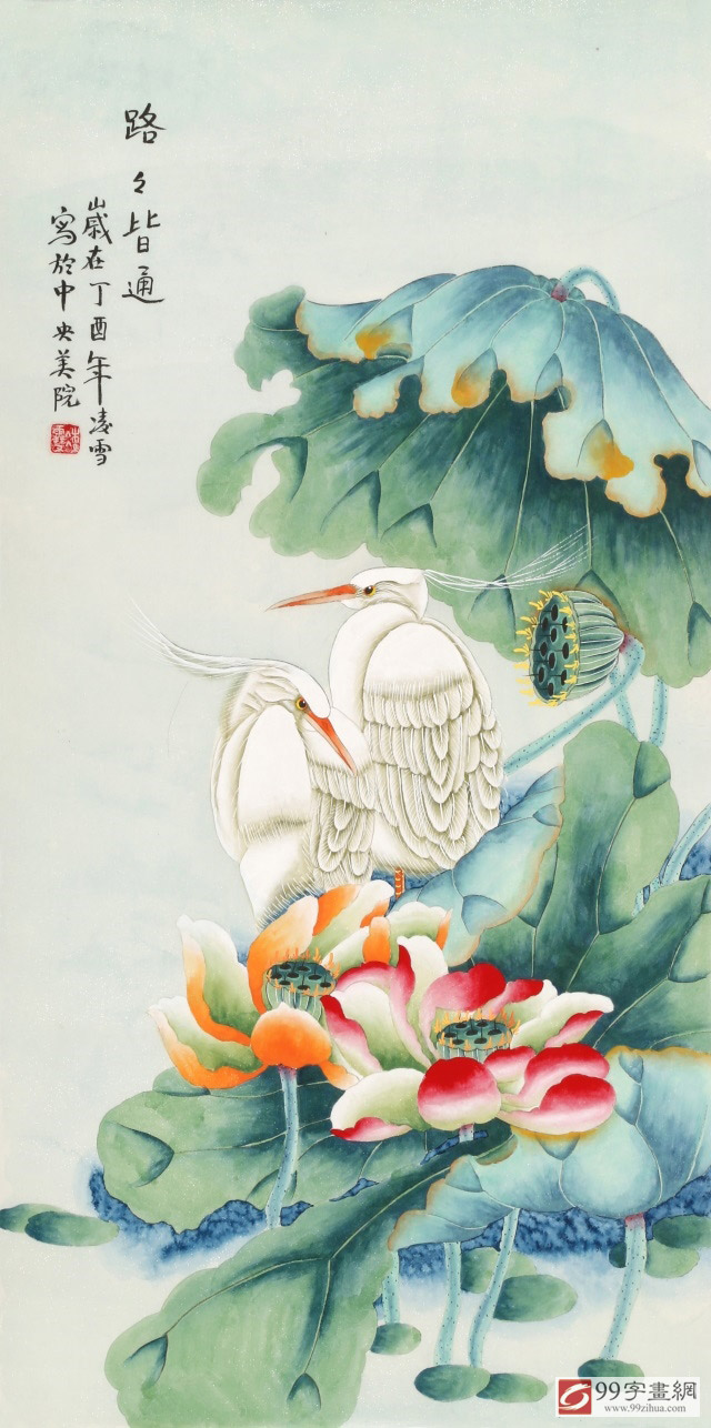 凌雪工笔花鸟画欣赏既养眼又养心