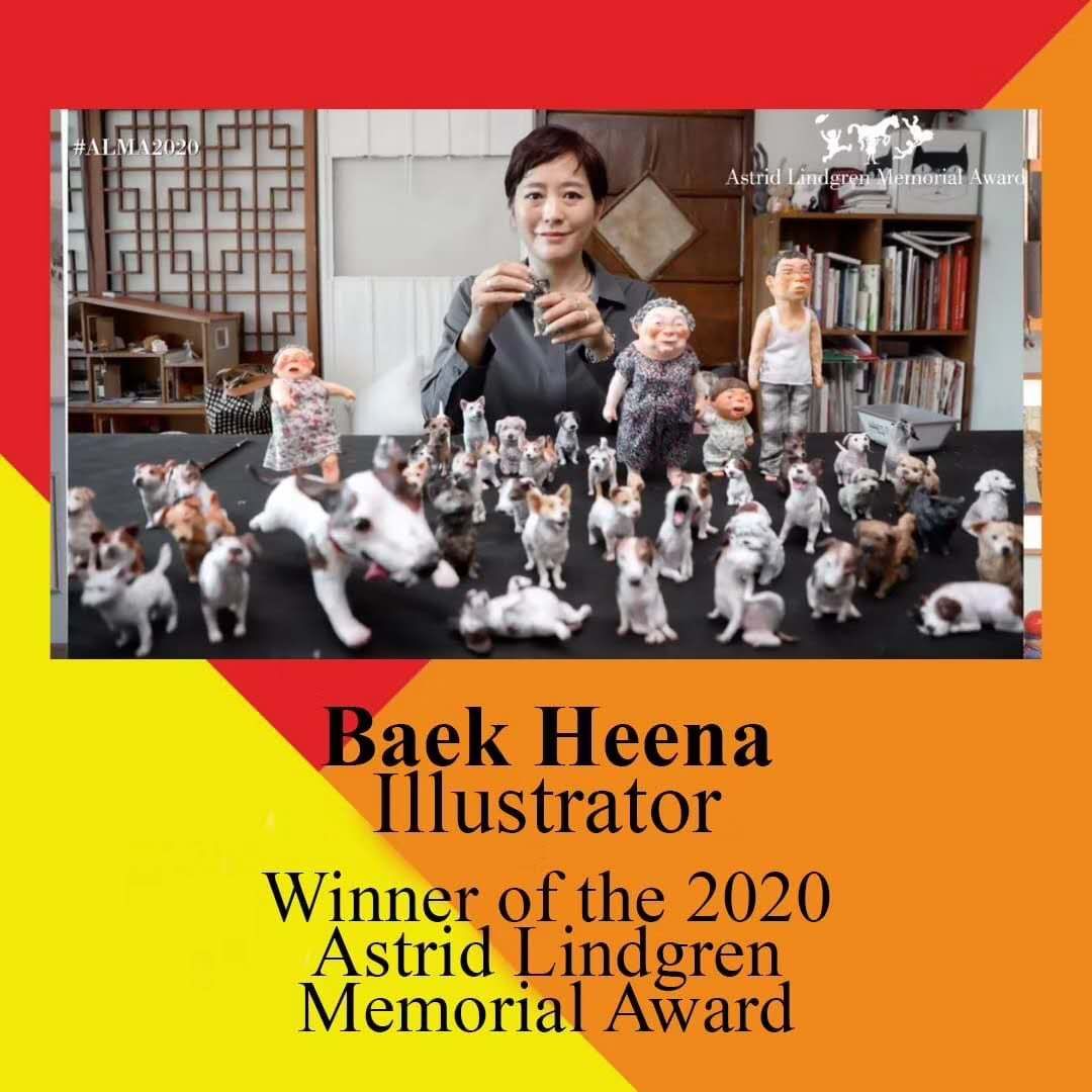 韩国著名图画书作家白希那荣获2020国际林格伦奖