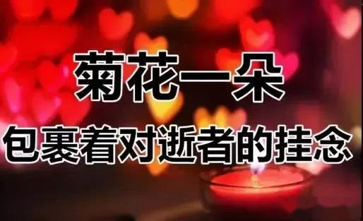 马上清明节为天堂的故亲送上一份思念点亮一盏心灯