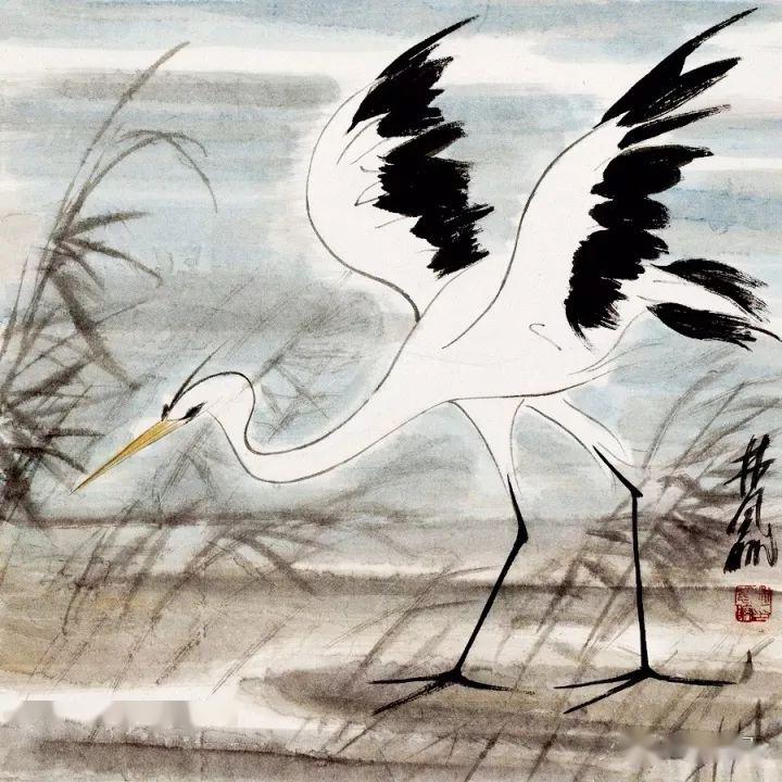 林风眠最美的芦荡即景!