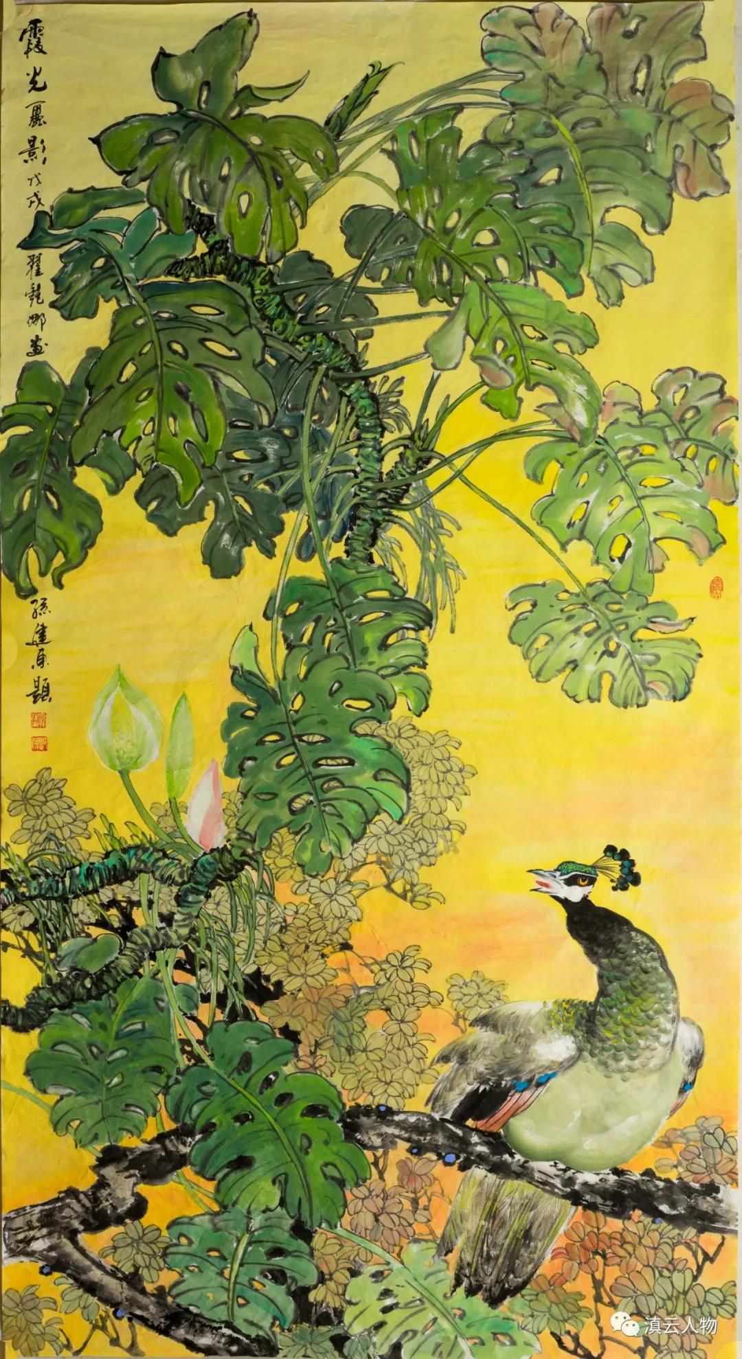 春到华夏画家翟艳娜花鸟画欣赏