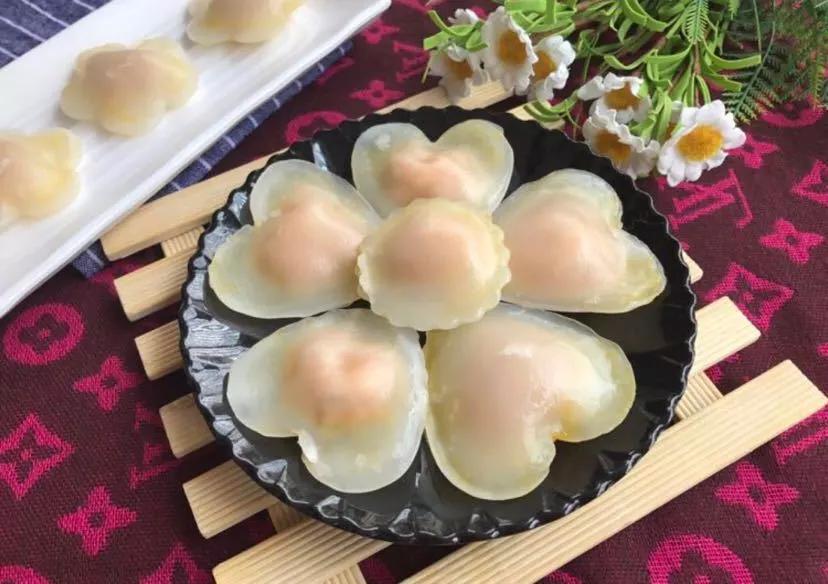 美食教程丨五彩斑斓之花式水晶水饺