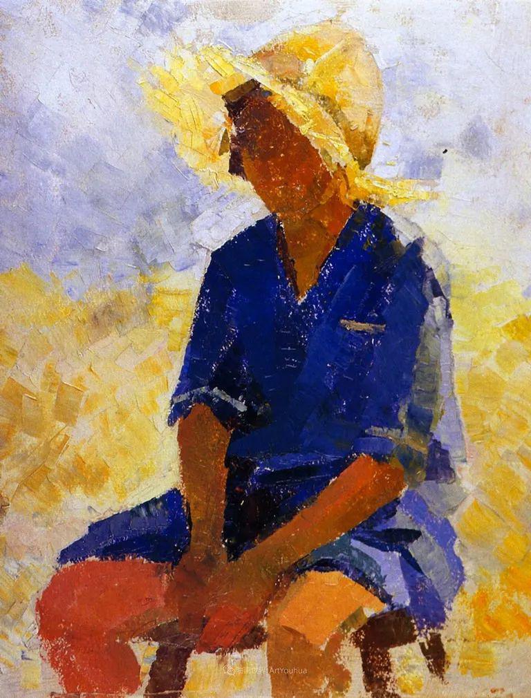 美国印象派画家查尔斯富有灵魂的人物色彩作品欣赏