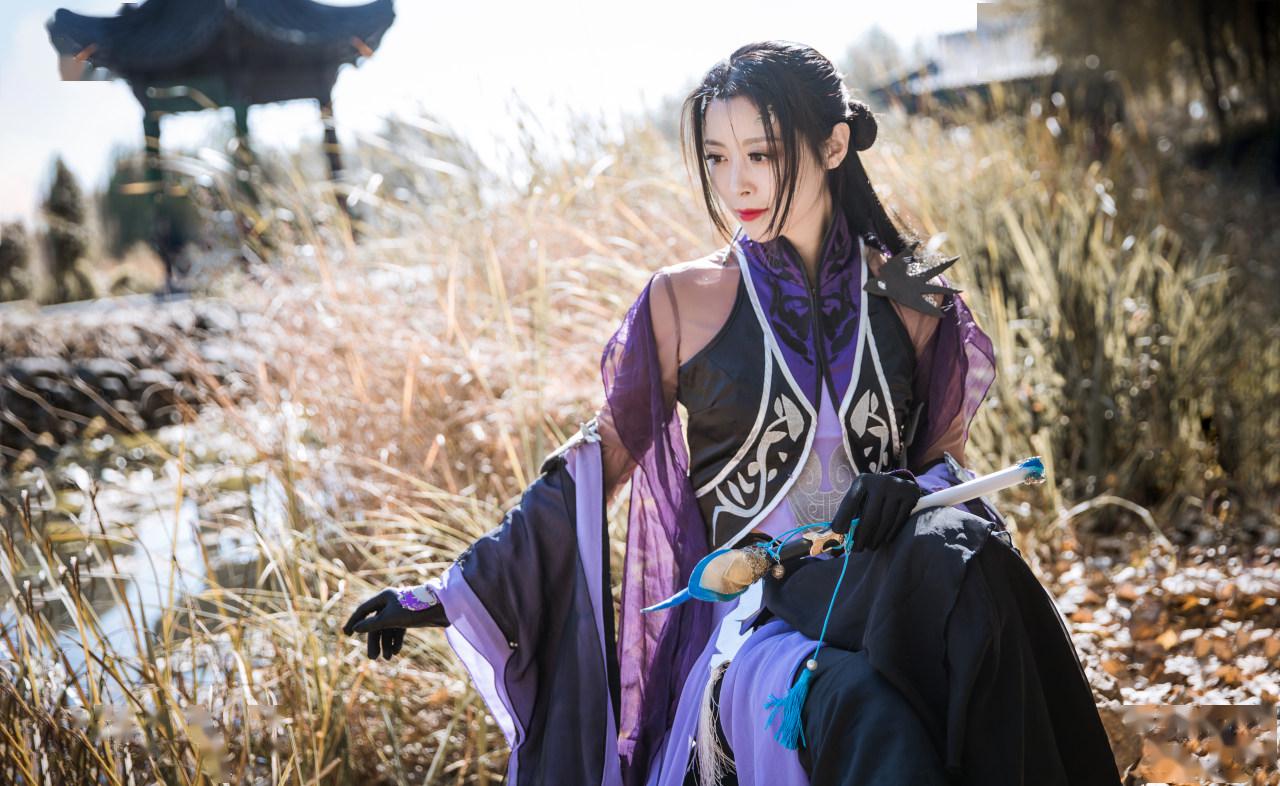 剑网三儒风万花成女cosplay
