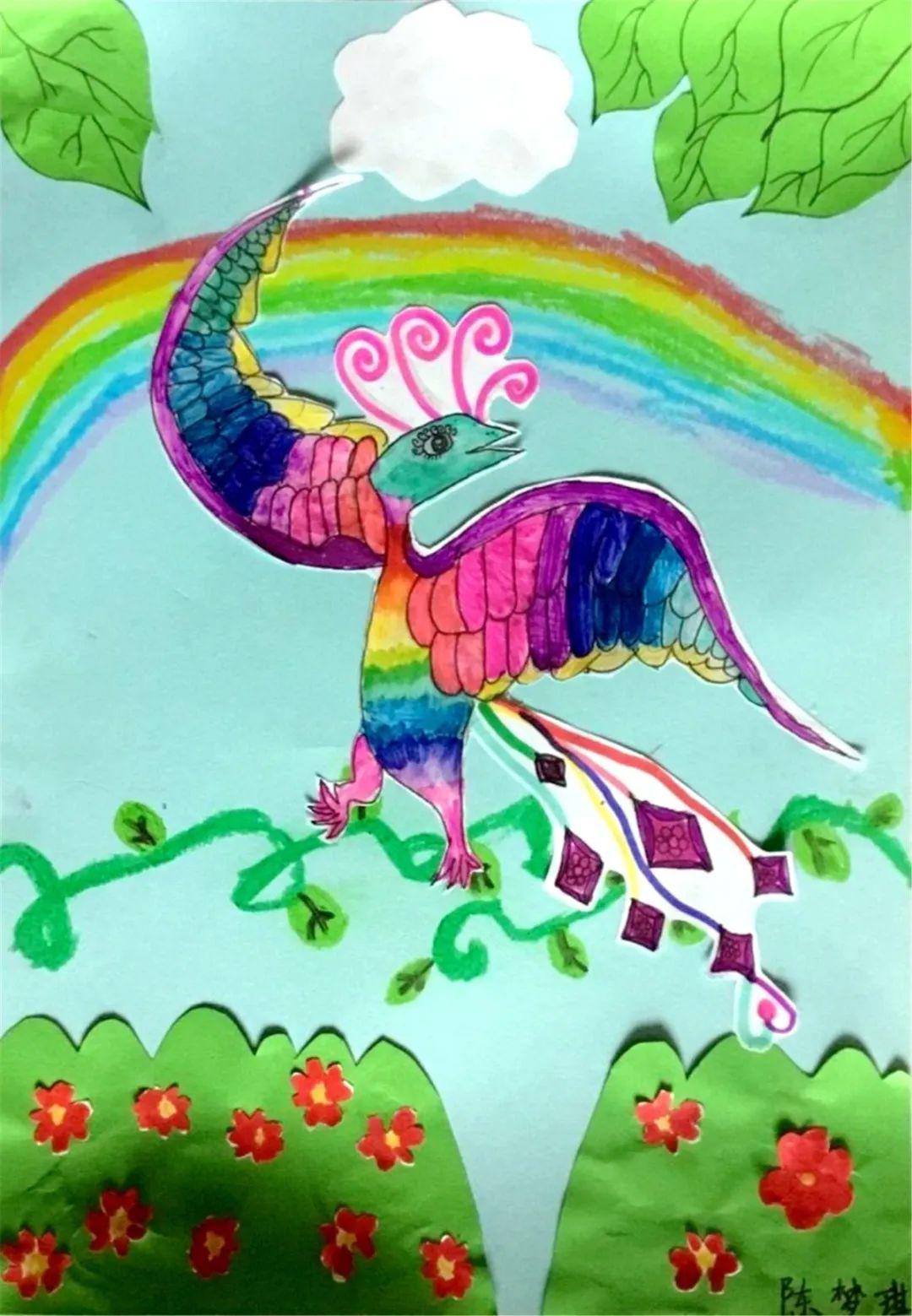 创意致远 | 七彩画笔绘羽翼,鸟语花香盼归来_年级