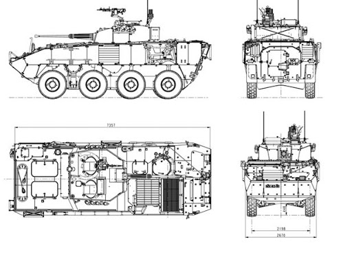 步兵战车 结构图图片
