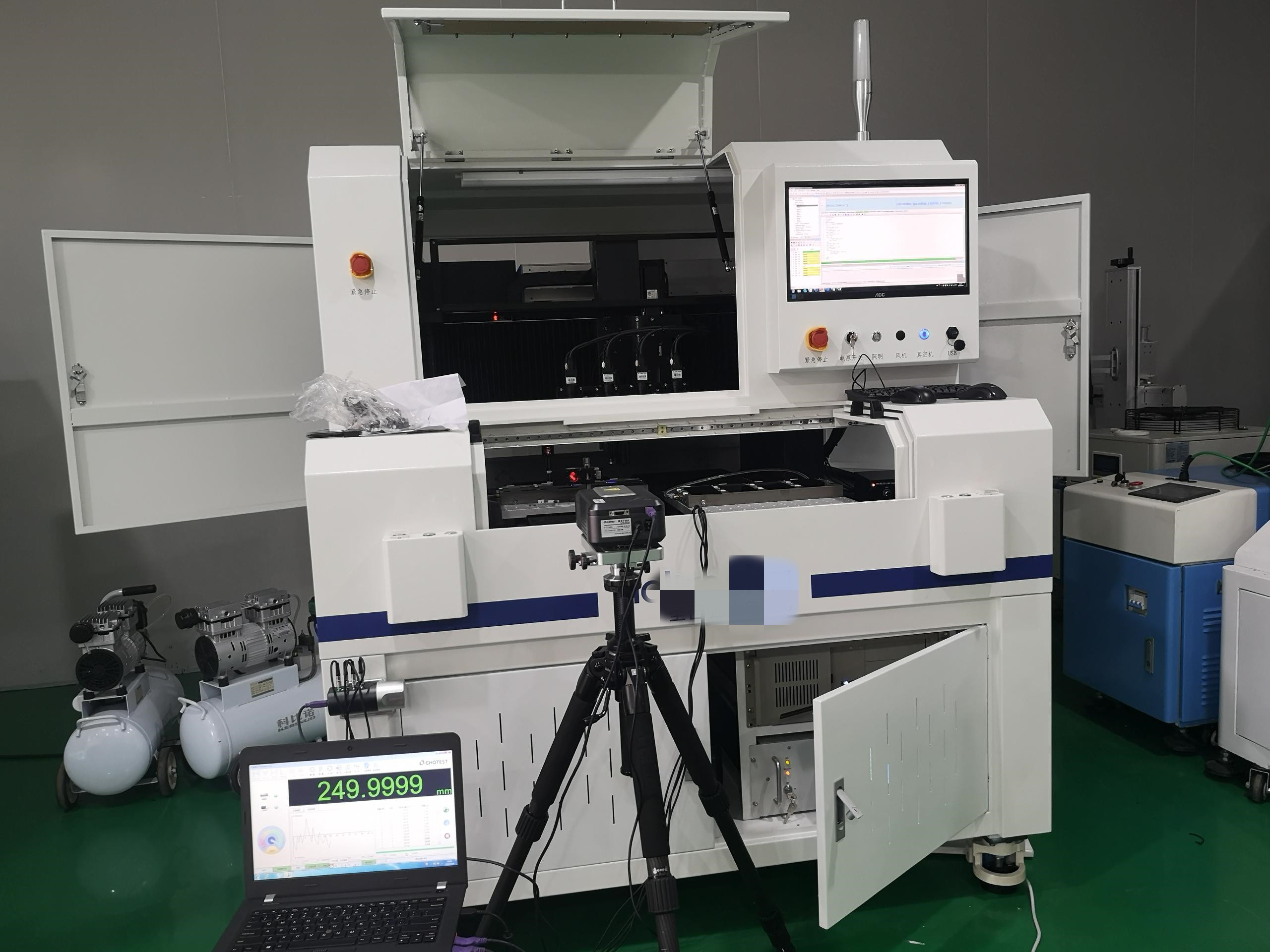 sj6000激光干涉仪检测激光切割机精度