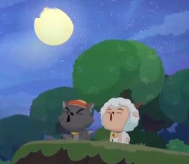 从小白羊,变成了一只白狼的喜羊羊,依然非常好看.